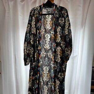 Zara Printed Beaded Kimono